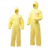 [43401] 크린가드 A40 XP후드 보호용작업복 노란색 (C팩) 대형(L),(XL)